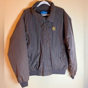 UPS Tri Mountain Brown Fleece Lined Jacket Mens 2XL Workwear Bomber